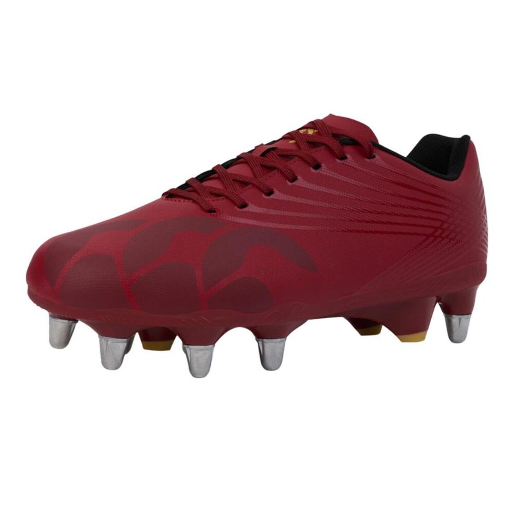 Canterbury Unisex Adult Stampede Team Soft Ground Rugby Boots / Red Dahlia